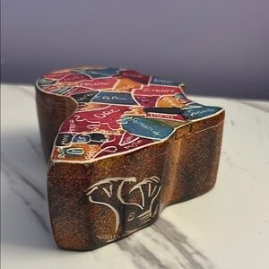 Handcrafted Multicolor Wooden Art Box